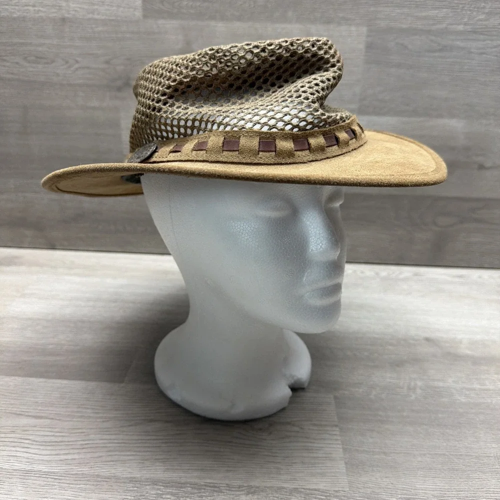 SELKE ROGUE‎ The Original Handcrafted Hat Outdoor Leather Gear Breezy Safari L